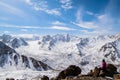 Kazahstan mountains in September Royalty Free Stock Photo