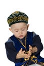 Kazakh boy Royalty Free Stock Photo