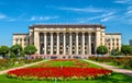 Kazakh-British technical University in Almaty, Kazakhstan. Former government house.