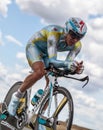 The Kazakh Cyclist Fofonov Dmitriy Royalty Free Stock Photo
