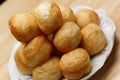 Kazakh national bread. Baursak Royalty Free Stock Photo