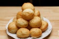 Kazakh national bread. Baursak Royalty Free Stock Photo