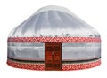 Kazakh yurt isolated