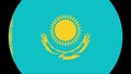 Kazakhistan Flag Transition 4K
