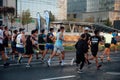 Kazakhstan, Almaty-September 25, 2022: Almaty marathon