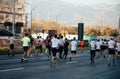 Kazakhstan, Almaty-September 25, 2022: Almaty marathon