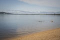 Kazakhstan, Borovoye (Kokshetau). Lake Auliekol after the rain.