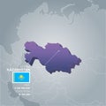 Kazakhstan information map.