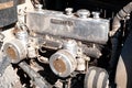 Kazakhstan, Kostanay, 19-06-19, Rally Peking to Paris. Engine vintage retro car. Bentley