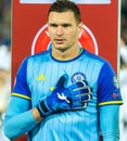 Kazakhstan national football team goalkeeper Dmytro Nepogodov