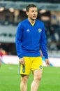 Kazakhstan national football team midfielder Askhat Tagybergen