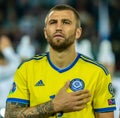 Kazakhstan national football team striker Aleksei Schetkin