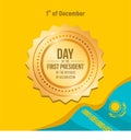 Kazakhstan Presidents Day, national holyday, banner