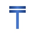 Kazakhstani tenge symbol