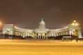 Kazan Cathedral, Saint Petersburg n winter night Royalty Free Stock Photo