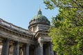 Kazan Cathedral in St. Petersburg. Royalty Free Stock Photo