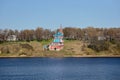 The Kazan Church of the Transfiguration in the city of Tutaev on the Volga river