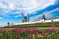 Kazan Kremlin and Kul-Sharif mosque, Tatarstan, Russia Royalty Free Stock Photo