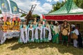 Kazan, Republic of Tatarstan, Russia - July 3, 2021: Sabantuy, the people's Tatar fieldwork holiday