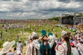 Kazan, Republic of Tatarstan, Russia - July 3, 2021: Sabantuy, the people's Tatar fieldwork holiday