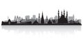 Kazan Russia city skyline vector silhouette Royalty Free Stock Photo