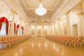 KAZAN, RUSSIA - 16 JANUARY 2017, City Hall - luxury and beautiful touristic place - golden ballroom