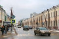 View of car traffic on Kremlin street
