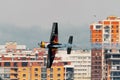 KAZAN, RUSSIA - JULY 21, 2017: Red Bull Air Race World Championship Air Show, training day in Kazan. Royalty Free Stock Photo