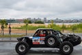 KAZAN, RUSSIA - JULY 09, 2016: Sports cars before the start of the first special stage of the silk way rally 2016, Royalty Free Stock Photo