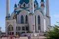 Kazan, Russia - June 20 2021 - beautiful view of the Kul-Sharif mosque during sunny summer day in Kazan kremlin. Islamic architect Royalty Free Stock Photo