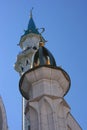 Kazan, Russia - June 20 2021 - beautiful view of the Kul-Sharif mosque during sunny summer day in Kazan kremlin. Islamic architect Royalty Free Stock Photo