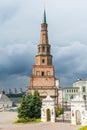 The 59m-high leaning Syuyumbike Tower in Kazan, Russia