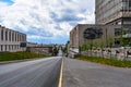 KAZAN, RUSSIA - JUNE 3, 2016: View of road and street of Kazan, Russia Royalty Free Stock Photo