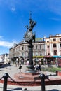 KAZAN, RUSSIA - MAY 13, 2016: Bronze monumental-decorative compo