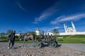 KAZAN, RUSSIA - 2016 MAY 13: The monument to Kazan benefactor de