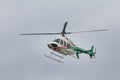 KAZAN, RUSSIA - 9 SEPTEMBER 2017: Small passenger helicopter in flight