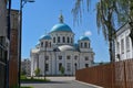 Orthodox Cathedral square in Kazan city