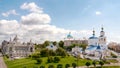 Kazan, Tatarstan, Russia. June 1, 2023. View of the Ministry of Agriculture of Tatarstan and Pyatnitskaya Church from