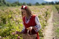 Annual Kazanlak Rose picking Festival in Bulgaria Royalty Free Stock Photo