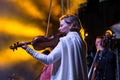 Kazimierz Dolny, Poland - July 8, 2016: Kapela Ze Wsi Warszawa concert during Kazimiernikejszyn festival