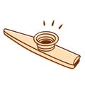 Kazoo. Small musical instrument