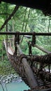 Kazurabashi vine bridge in Iya valley Royalty Free Stock Photo