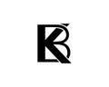 KB Letter And BK Logo Alphabet Design