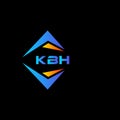 KBH abstract technology logo design on Black background. KBH creative initials letter logo concept Royalty Free Stock Photo