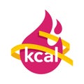 Kcal icon - fire and measuring tape