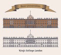 KCL or Kings College London.University in England