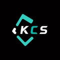 KCS creative minimalist letter logo. KCS unique vector initials alphabet letter logo design Royalty Free Stock Photo