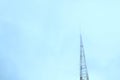 KCTV transmitter tower against blue sky Royalty Free Stock Photo