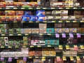 KCup coffee aisle of a grocery store Royalty Free Stock Photo