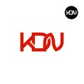 KDN Logo Letter Monogram Design Royalty Free Stock Photo